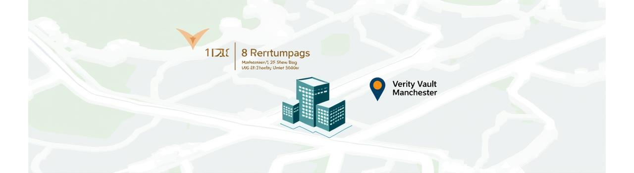 Map showing the physical location of Verity Vault office in Manchester
